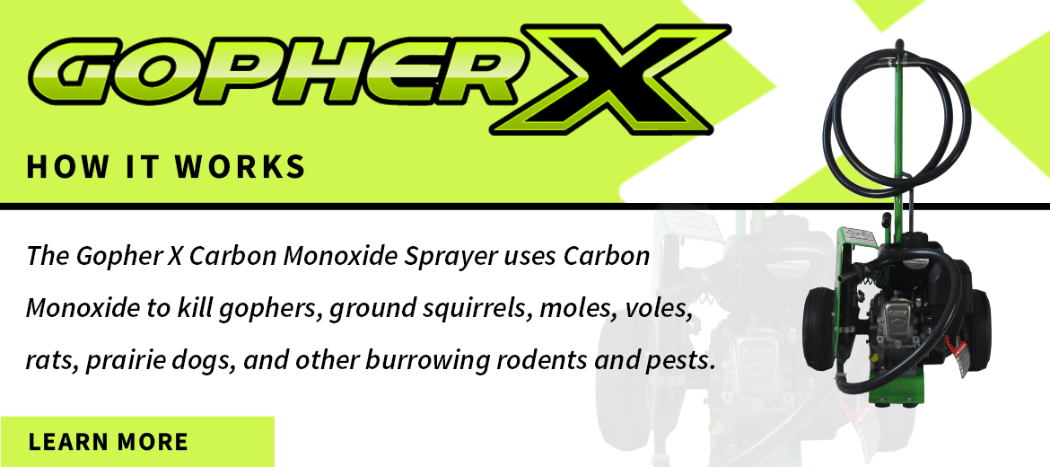 Gopher X Carbon Monoxide Sprayer